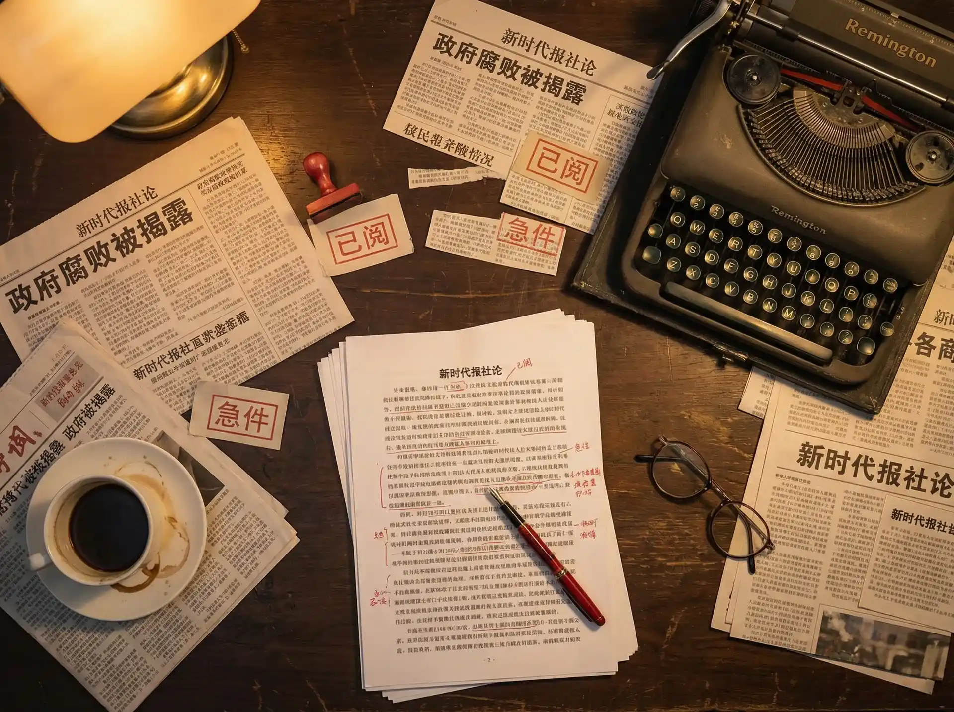爆料社区最新创作与精选视频 - 报社编辑部工作场景
